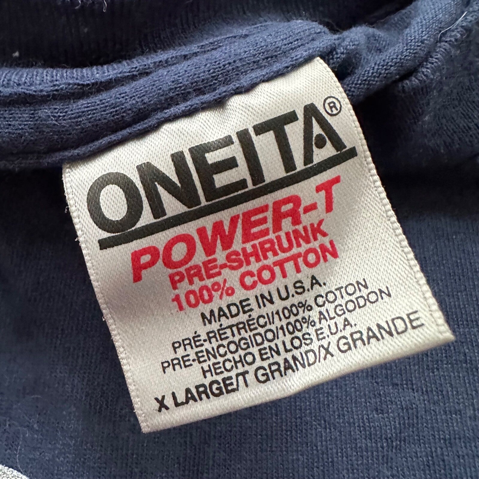 Oneita Crosscut Hardwoods PDX Vintage T Shirt Portland Oregon Construction XL