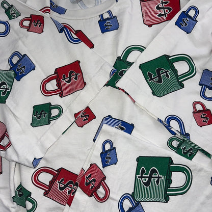 Money On Lock Wild AOP Y2K VTG T Shirt Cash CREAM Rap Music 4XL Soulja Boy Boi