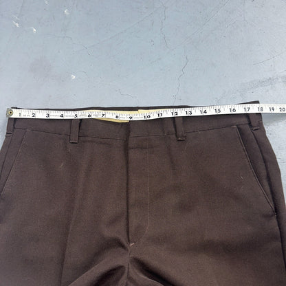 VTG Mens 2 PC Suit 40 Jacket Coat Pants Brown Levis Panatela Polyester 80s