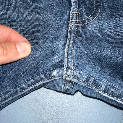 Levis 501 Vintage Y2K 90s XX Straight Leg Jeans Blue Med Wash 38x34 Act 39x34