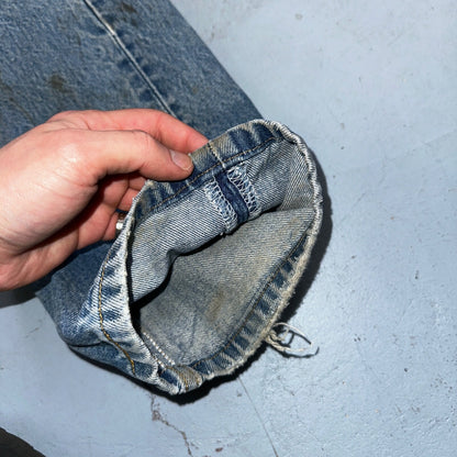 Levis 501 Vintage Y2K XX Straight Leg Jeans 90s Blue Med Wash 33x33 Act 30x30