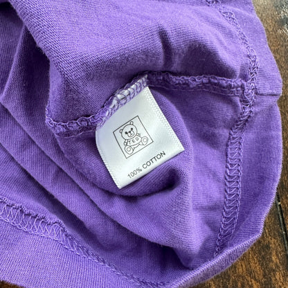 Teddy Fresh Purple Red Neck XS Hype Vintage Style T Shirt Basic Essential