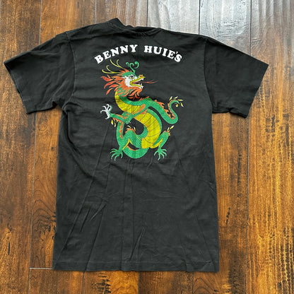 Chinese Art Dragon Sheridan Oregon Vintage T Shirt PDX Portland Food Asian 90s