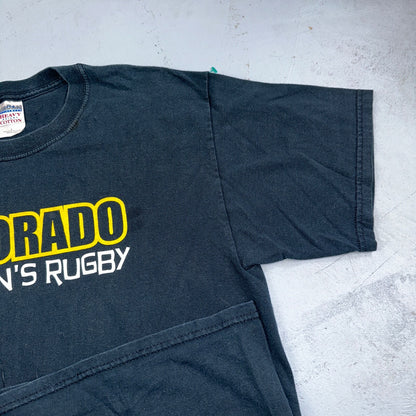 VTG Wanna Ruck T Shirt Colorado Womens Rugby Y2K Gildan L Rap Funny Humor Joke