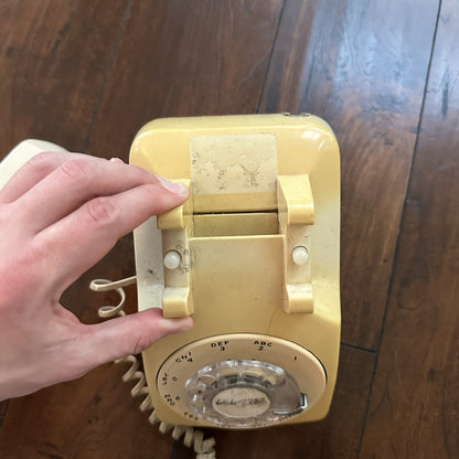 VTG Bell System Western Electric Beige Rotary Dial Desk Telephone 500 NE591 60s