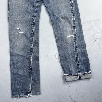 Levis 501 Big E Vintage 60s Redline Selvedge USA XX 1960s Jeans 66 Act 26x31