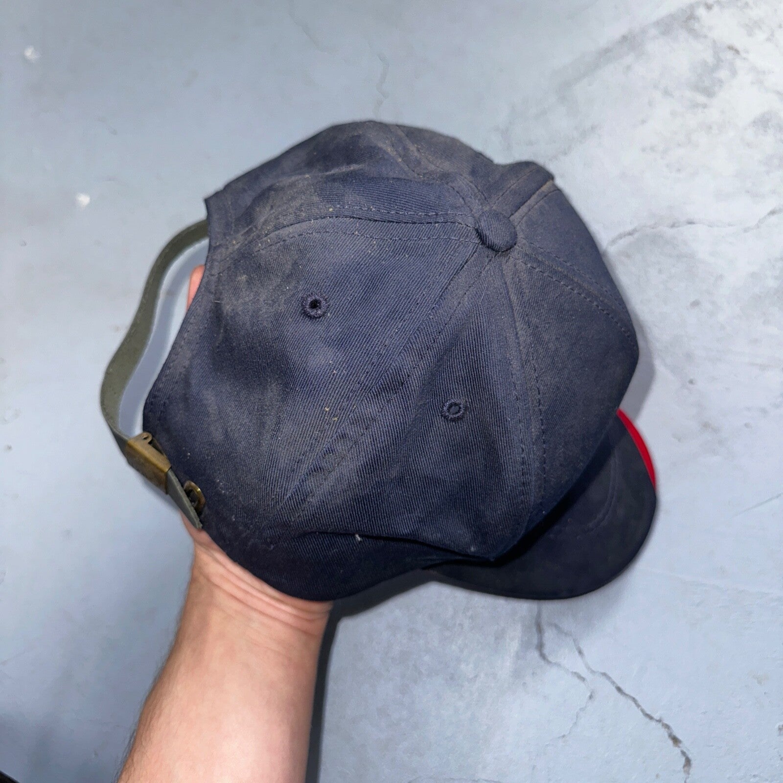 Smith & Wesson Hat Cap VTG Blue One Size Casual Cotton Dad Gun Pistol USA