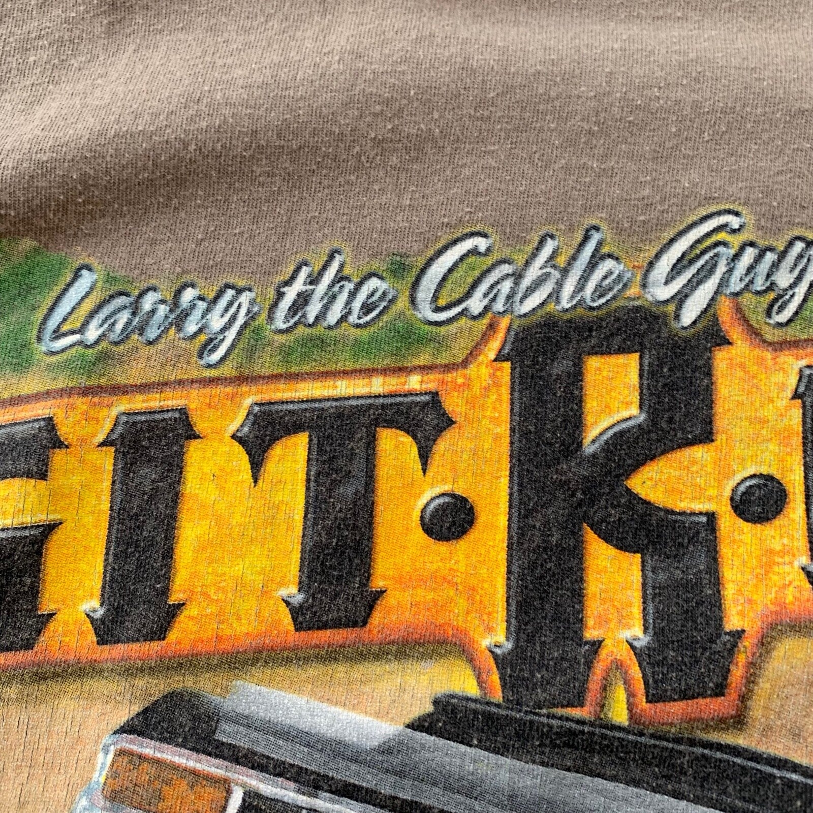 Cars Get It Done Country Music Vintage T Shirt Y2K Mud Muscle Truck USA Metal