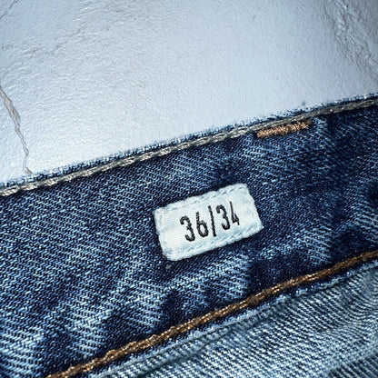 Ariat Jeans Mens 36x34 Blue M4 Boot Cut Relaxed Coltrane Jeans Denim Medium Wash