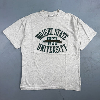 Wright State University XL VTG T Shirt WSU College School USA Gray Graphic Tee