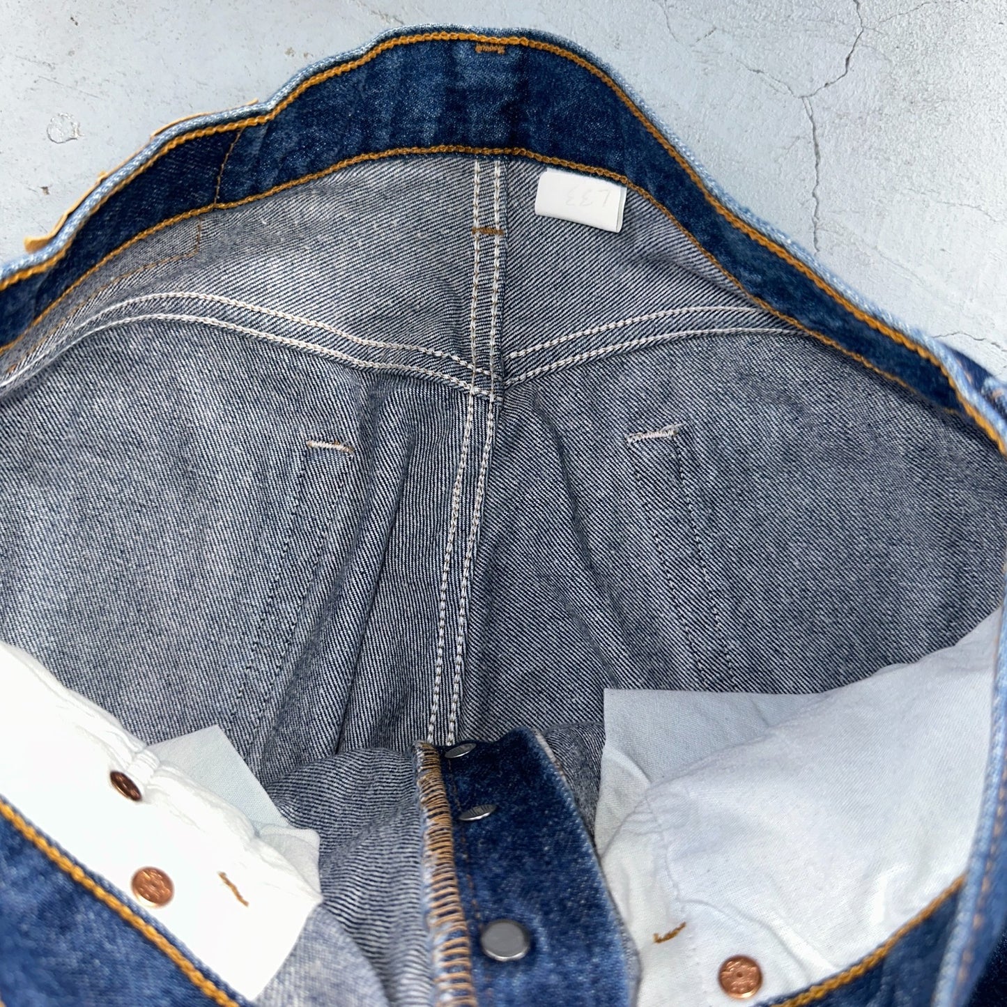 Levis 501 Vintage Y2K 90s XX Straight Leg Jeans Blue Dark Wash 34x34 Act 32x33