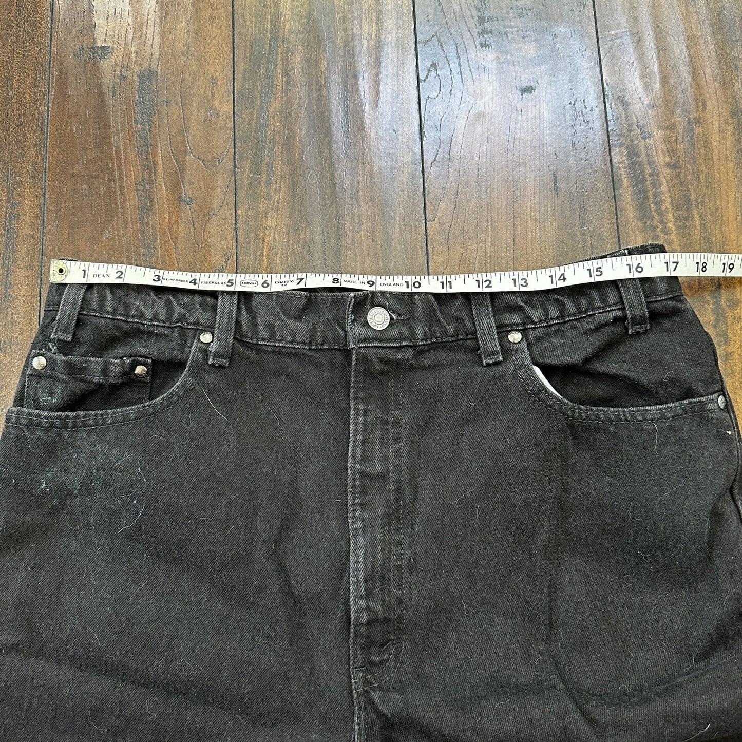 VTG Levi’s 540 Made In The USA Jeans Relaxed Fit Black 38x32 90s 501 Act 34x32