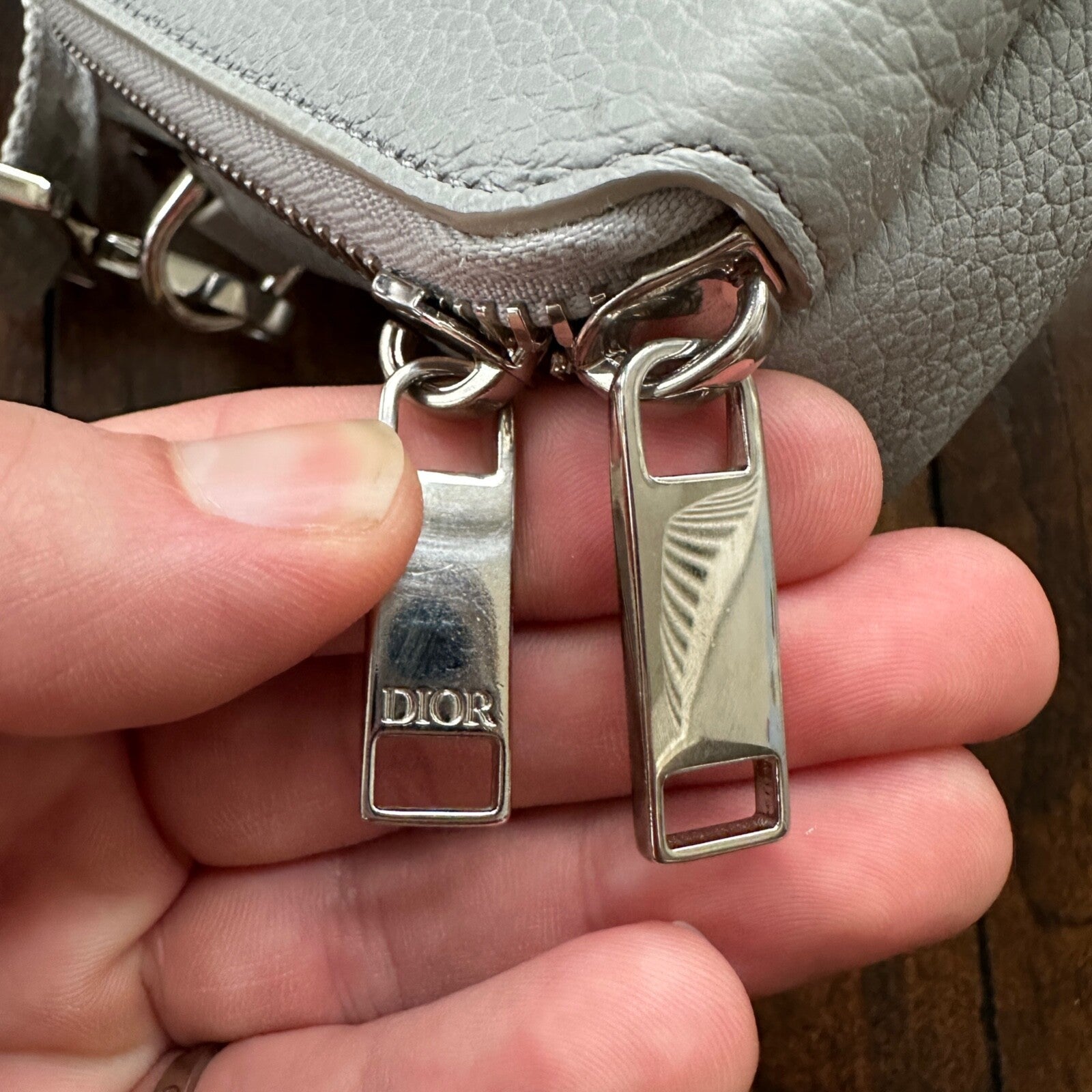 Nike Air Dior Jordan Wings Logo Grey Logo Small Rare Shoulder Bag 100% Authentic