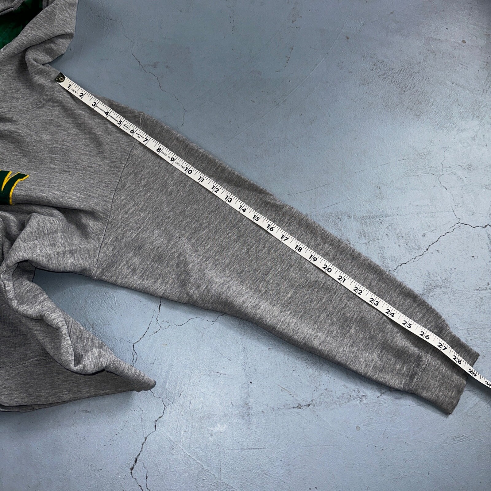 Oregon XL Vintage 90s Foot Locker Hoodie Sweatshirt Pullover Gray Athletic