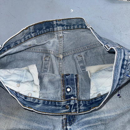 Levis 501 Vintage 90s USA XX Straight Leg Jeans Blue Light Wash 40x36 Act 36x31