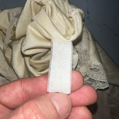 VTG Vanity Fair Lingerie Slip Dress Sleepwear Full Sweep Nightgown Lace Lot 2