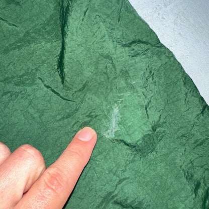 Nike Vintage Green Nylon Shorts Swoosh 2XL 90s White Tag 5” Inseam Running Swim