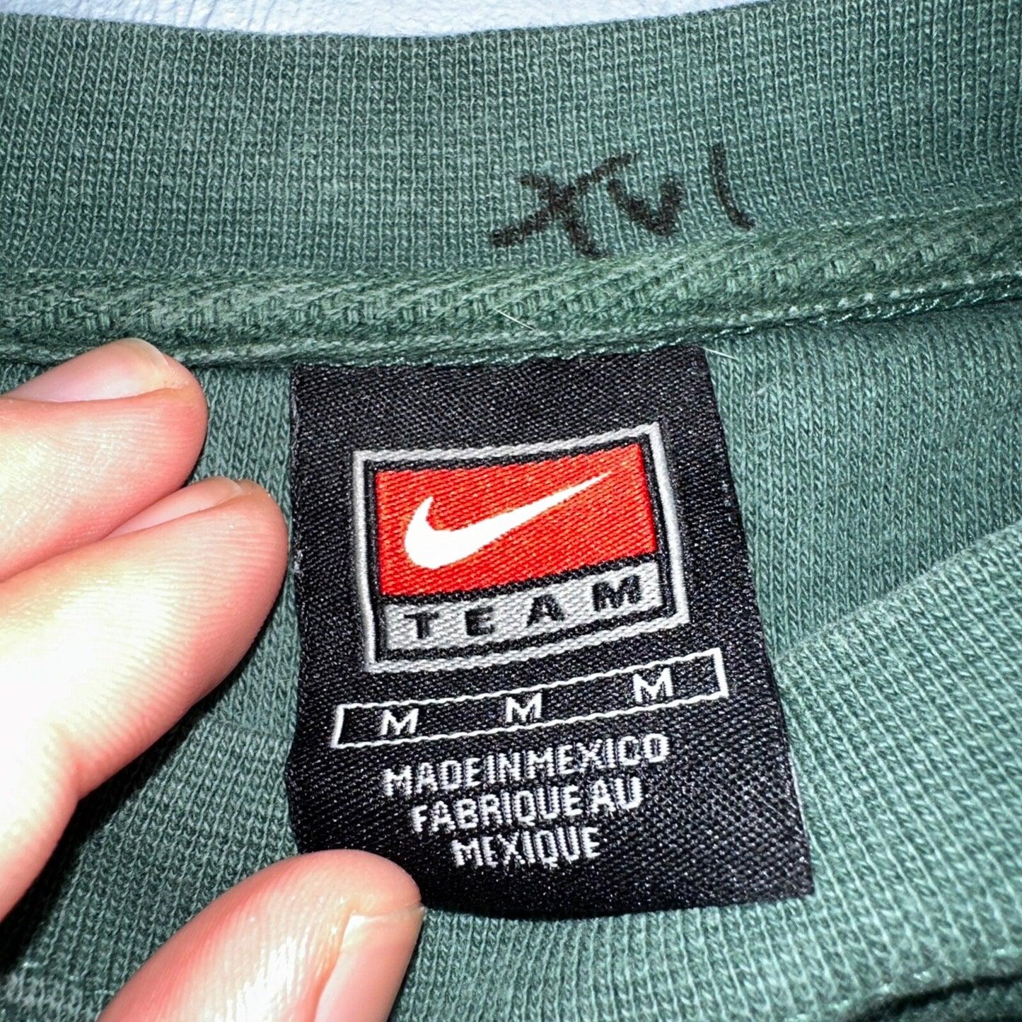 Nike Oregon Ducks Football Sweatshirt M VTG Center Swoosh Crewneck Green Y2K