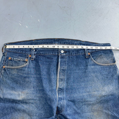 Levis 501 Vintage 80s Redline Selvedge USA XX Jeans Med Wash 48x30 Act 44x25