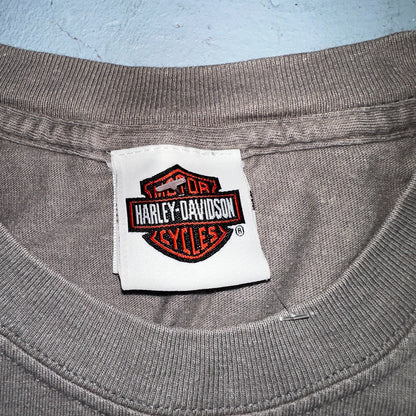 Harley Davidson Looney Tunes Y2K VTG T Shirt Biker York Pennsylvania 2000 Art