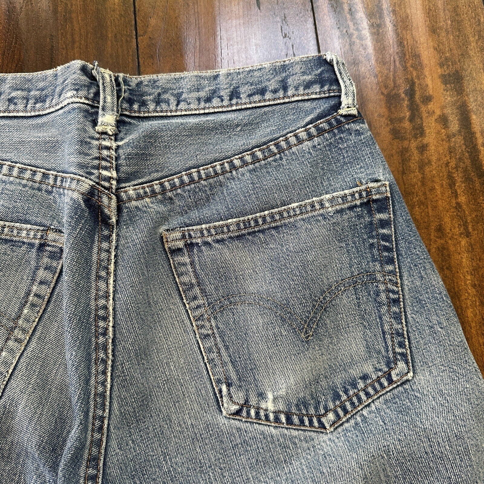 Vintage LEVIS 501XX Jeans Big E 1960s Denim Redline Selvedge 29x29 USA 60s 70s