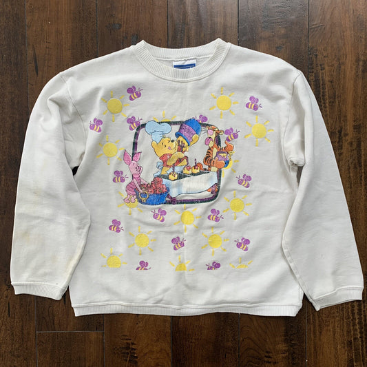 Winnie the Pooh Vintage Sweatshirt Tigger Piglet Vintage Disney Crop Cute Hippie