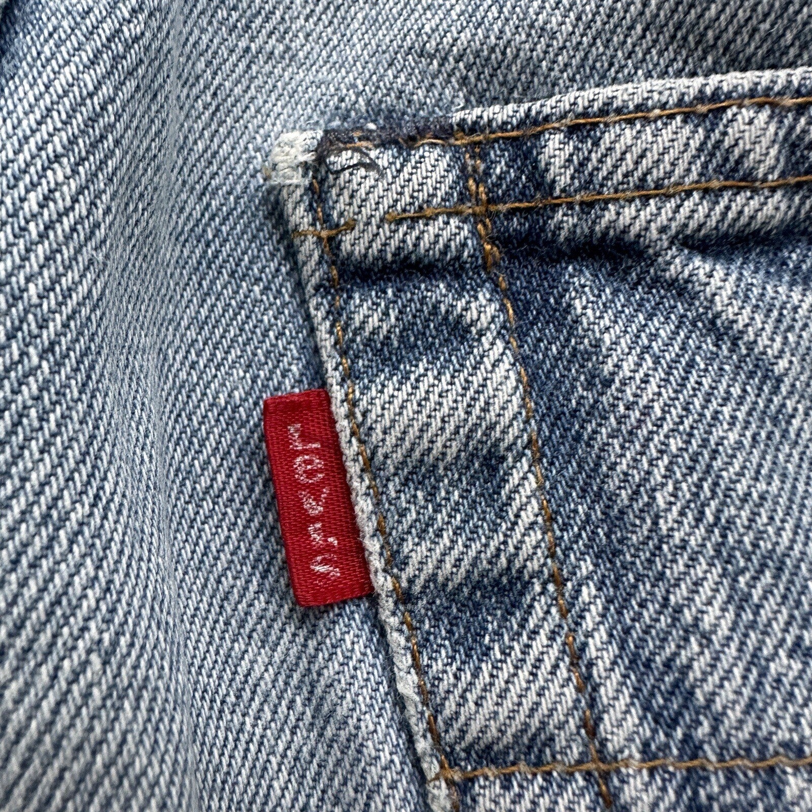 Levis Vintage 80s Redline Selvedge USA 501 XX Jeans 66 70s 36x32 Act 32x28