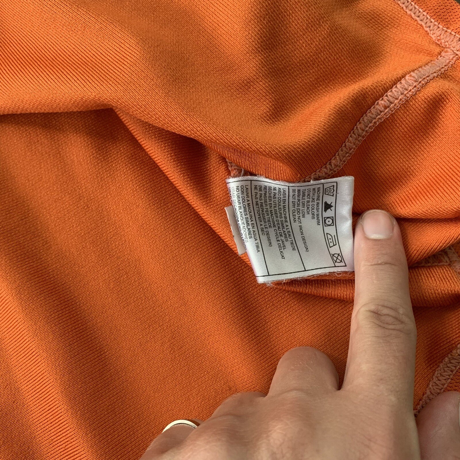 Vintage Nike Y2K Jersey T Shirt Soccer Football Sports Orange Running 2000s