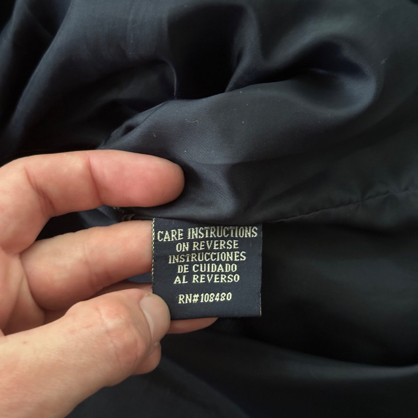 Levis Jacket Shirt Men L Blue Navy Button Up Flannel Lined Shacket Vtg