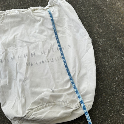 VTG WWII Canvas Garment Laundry Bag Rare Military Denim 1940s 40s 50s Stencil
