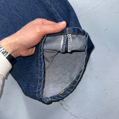 Levis 501 Vintage 90s USA XX Straight Leg Jeans Blue Dark Wash 44x34 Act 41x31