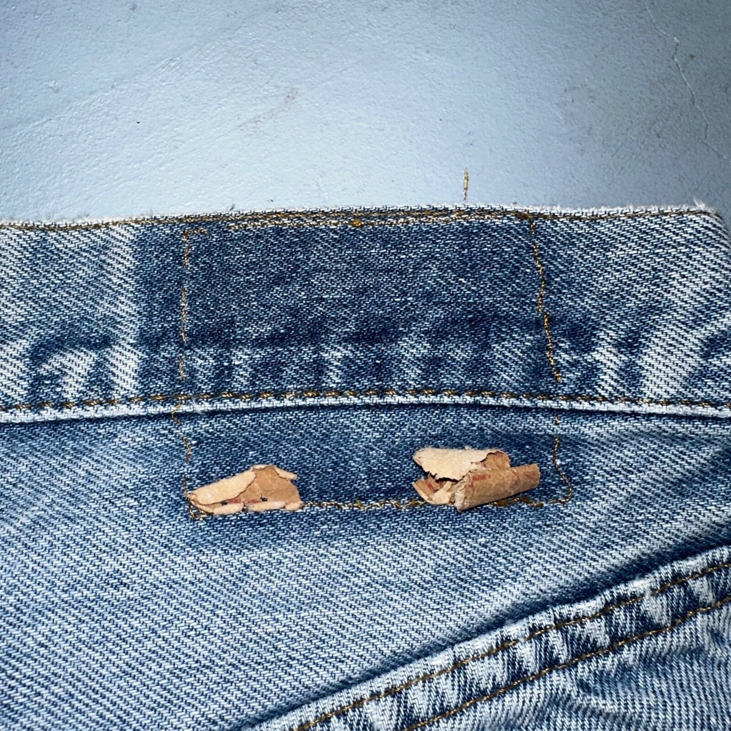 Levis 501 Vintage 80s Redline Selvedge USA XX Jeans Light Wash 66 Act 27x31