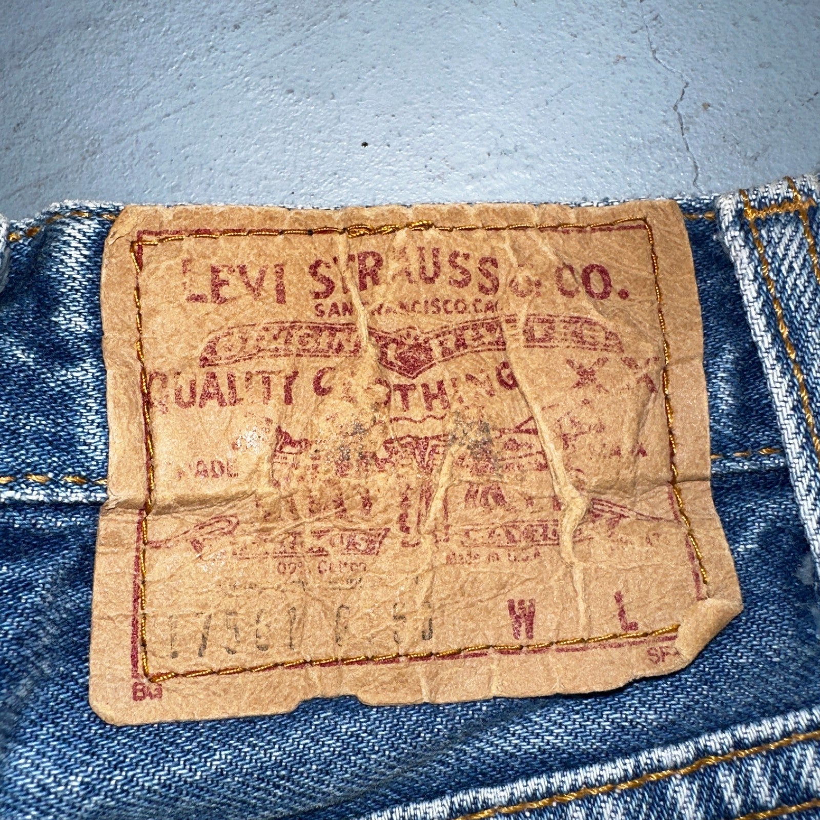 Levis 501 Vintage 80s USA XX Womens Jeans Blue High Rise Tapered 17501 25x27