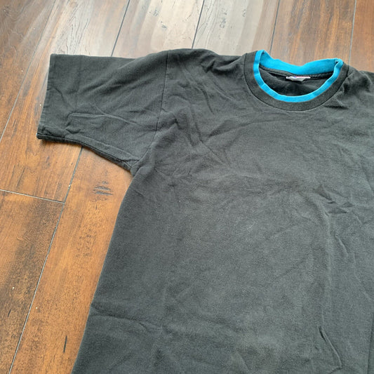 Camp High John Mayer Double Collar 90s Blank Black FOTL 90s Vintage T Shirt