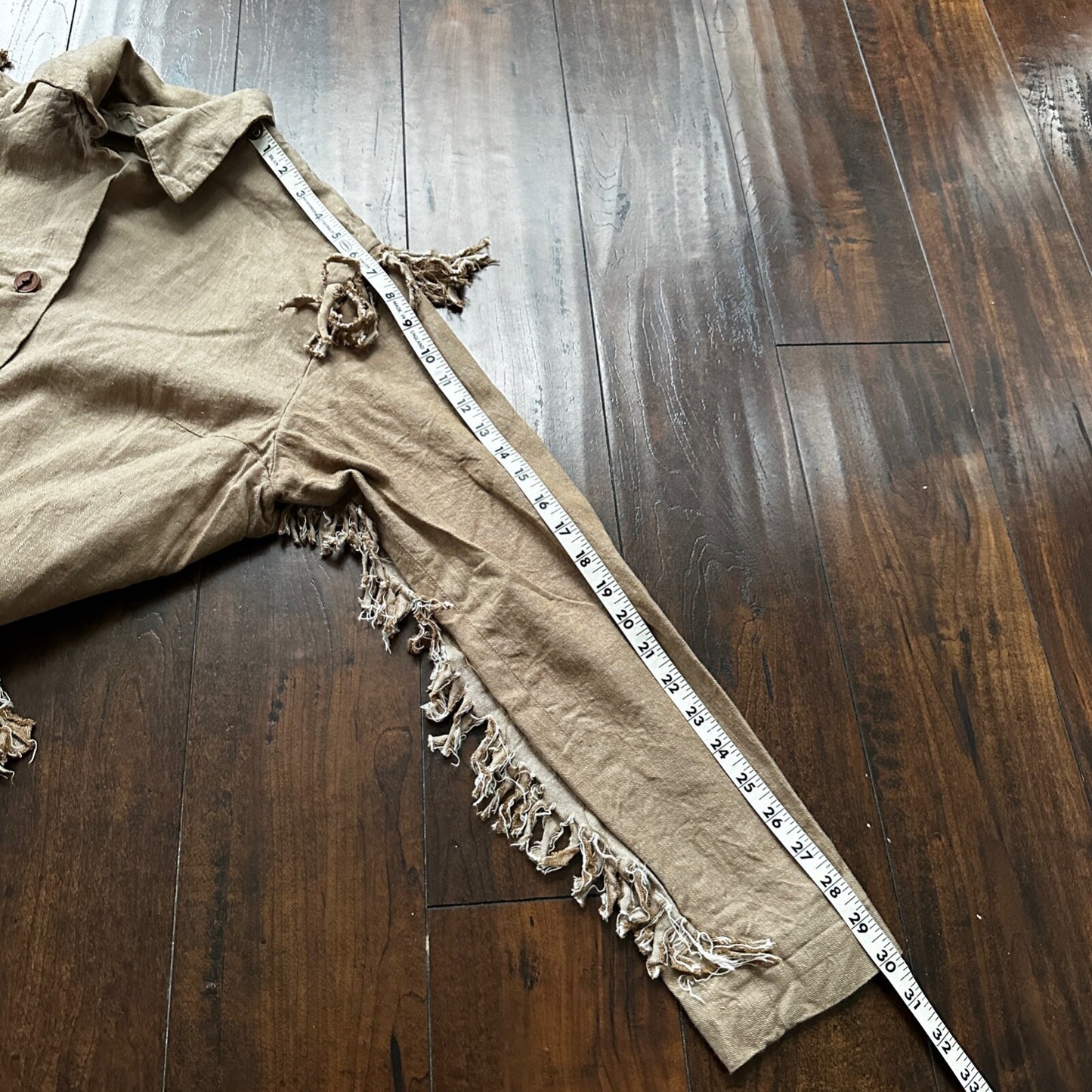 Vintage USA Rockabilly Womens Dress Shirt 60s 70s Top Bottom Brown Button Unique