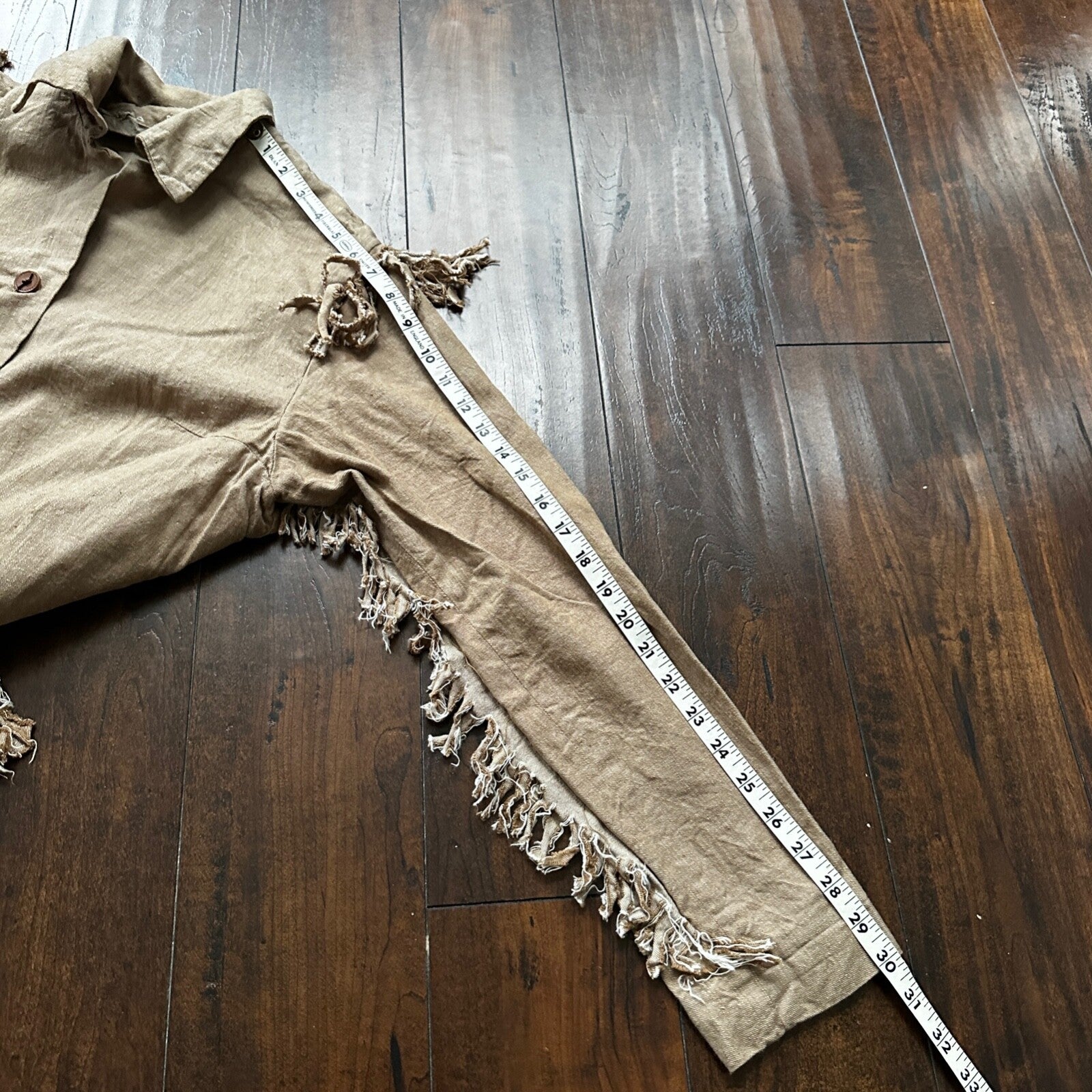 Vintage USA Rockabilly Womens Dress Shirt 60s 70s Top Bottom Brown Button Unique