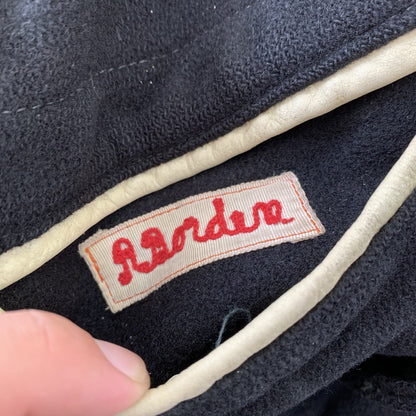 VTG 50s Wool Letterman OREGON Varsity Jacket Lasley Knitting 60s Rockabilly 1950