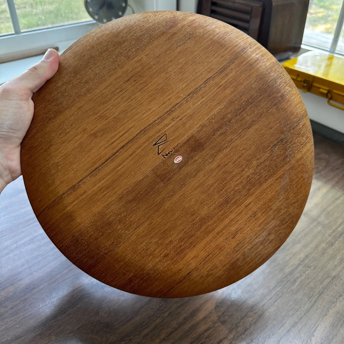 Shigemichi Aomine Teak Tray Plate Japan MCM Eames Nelson Round And Square Lot 2