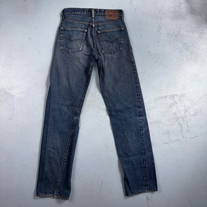 Levis 501 Vintage 80s Redline Selvedge USA XX Jeans Dyed Wash 28x36 Act 26x31