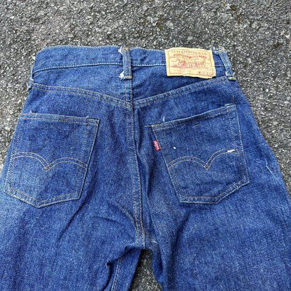 Levis Vintage 70s Redline Single Stitch 501 XX Jeans 66 SS Dark 28x28 Act 26x25