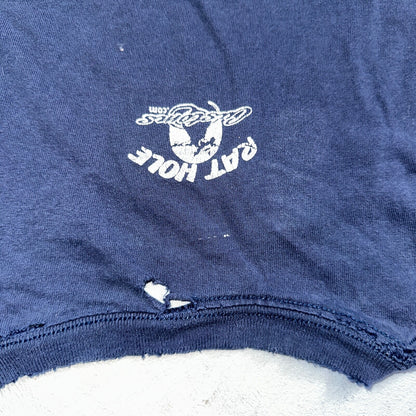 Rat Hole Auto Body Traditional Paint VTG T Shirt Thrashed Distressed Cars Promo