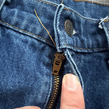 Vintage 80s Levis 646 Boot Flare Orange Tab 36x36 USA Blue Jeans 501 Act 33x34