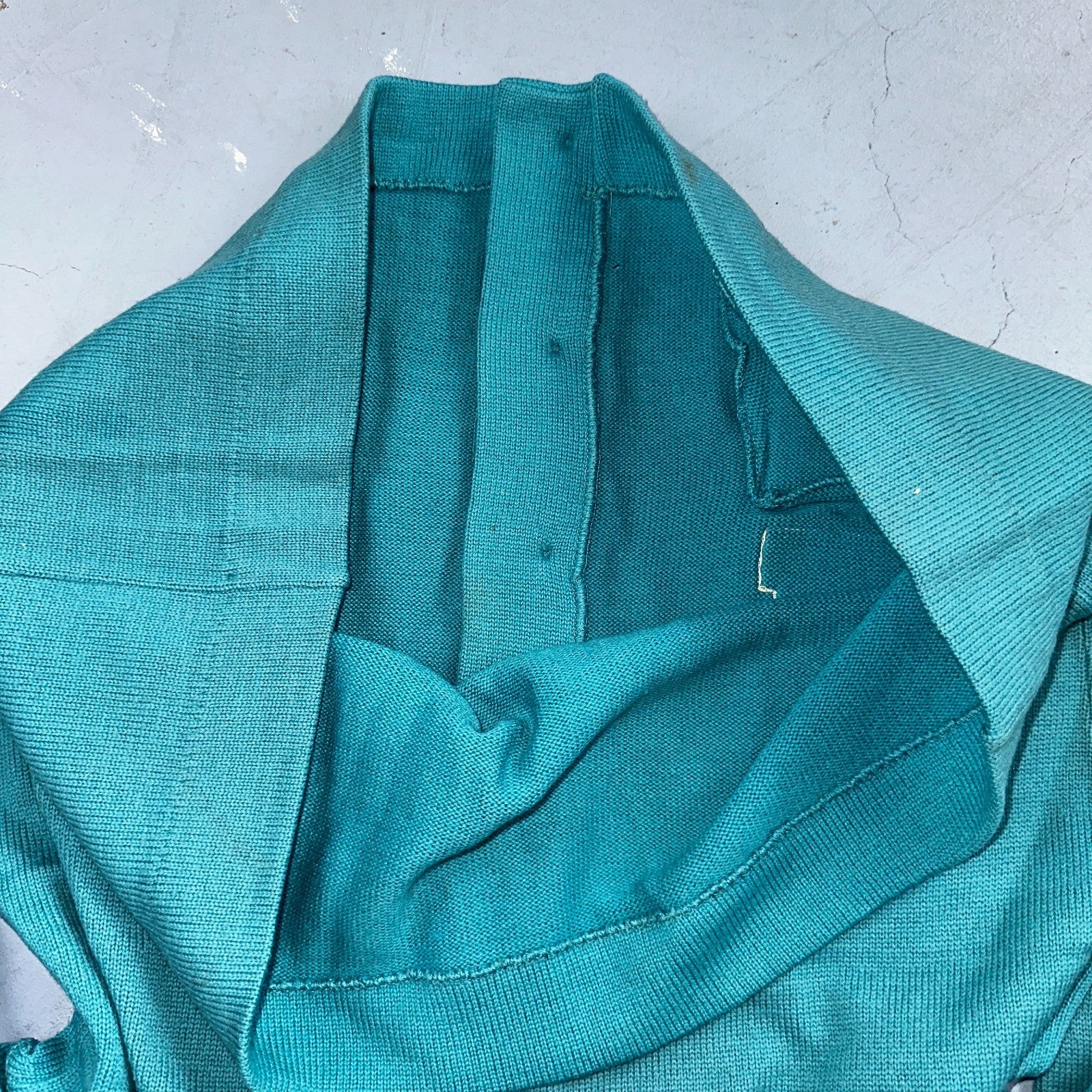 VTG Albion Award Sweater Varsity Letterman Button Cardigan Rockabilly UNC Knit