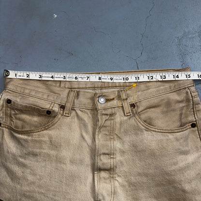 Levis 501 Vintage Y2K Mexico XX Straight Leg Jeans Beige Wash 32x32 Ac 31x28