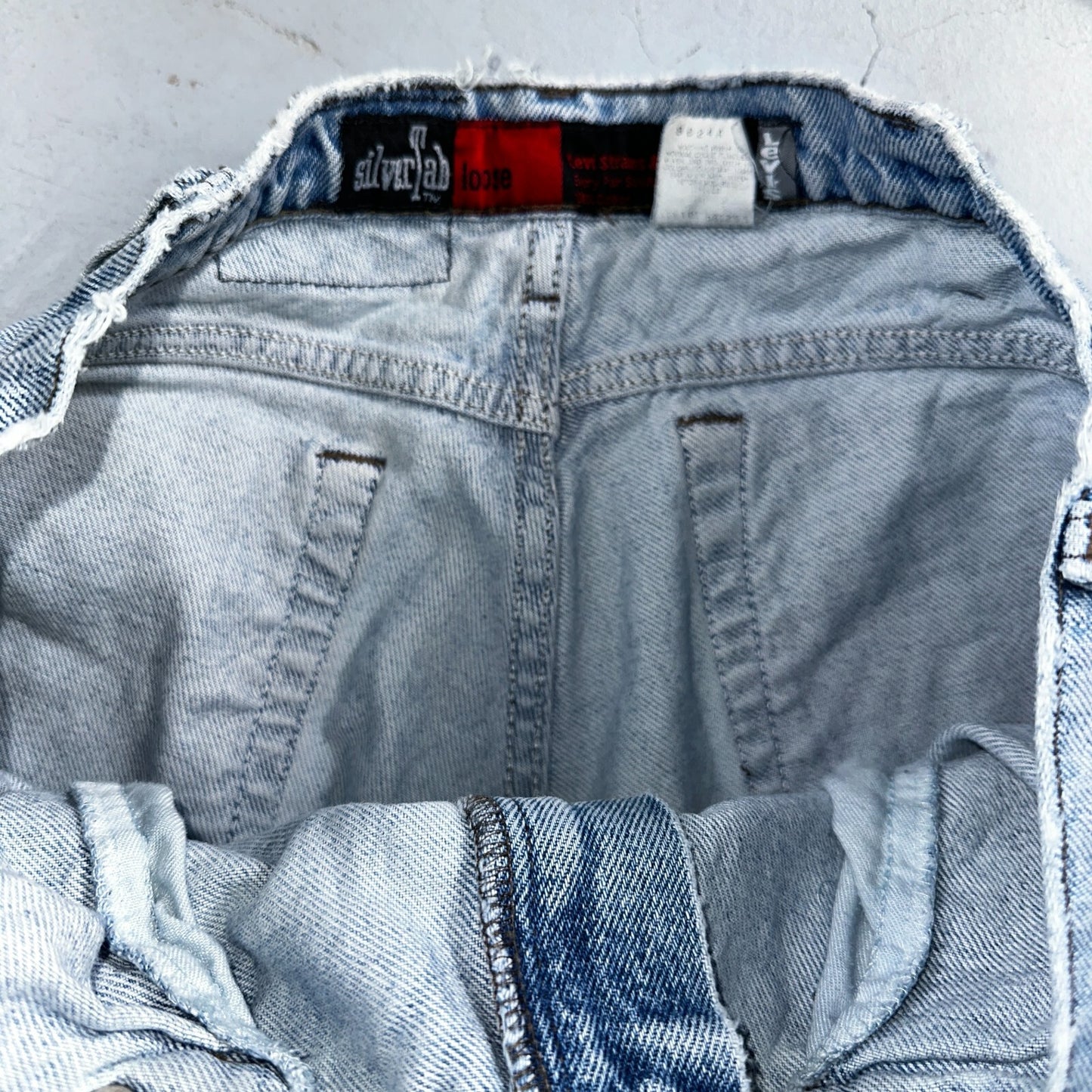 Levis Jeans VTG Mens 32x30 Silver Tab Loose Y2K Light Wash 90s Grunge Act 30x29