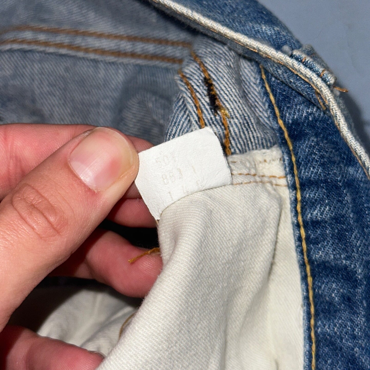 Levis 501 Vintage 70s SS Redline Selvedge USA XX Jeans Med Wash 30x31 Act 28x27