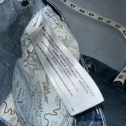 Ariat Jeans Mens 30 X 34 Blue Denim Rebar M4 Relaxed Boot Cut Workwear Country