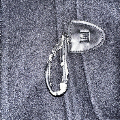 L.L. Bean Men S US Navy Anchor Collection Toggle Wool Pea Coat Jacket USA VTG