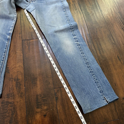 Levis Vintage 80s Redline Selvedge USA 501 XX Jeans 66 70s Light 32x36 Act 29x30