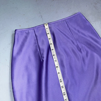 Zum Zum By Niki Livas Women's Purple Crop Skirt Beading Maxi Dress 5-6 USA Prom